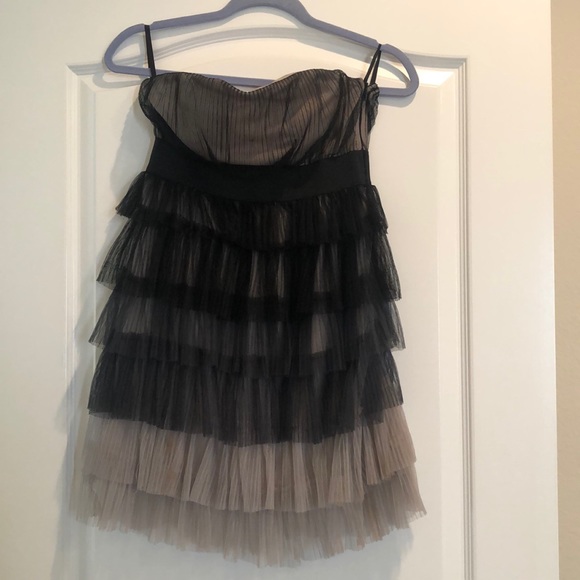 Wet Seal Dresses & Skirts - Black Ruffle Dress